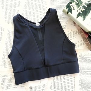 NWOT IVL COLLECTIVE Illusion Mesh Sports Bra Size 6